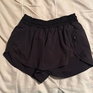 Lulu Lemon black running shorts